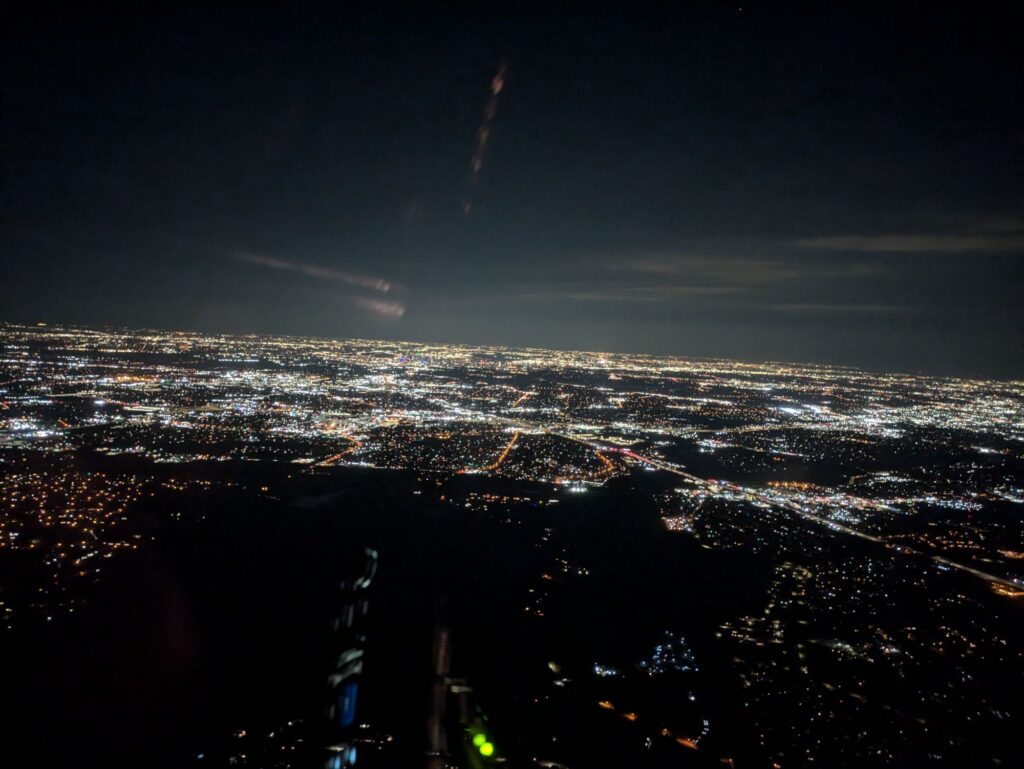 Downtown DFW and Love Field from 3500' above.