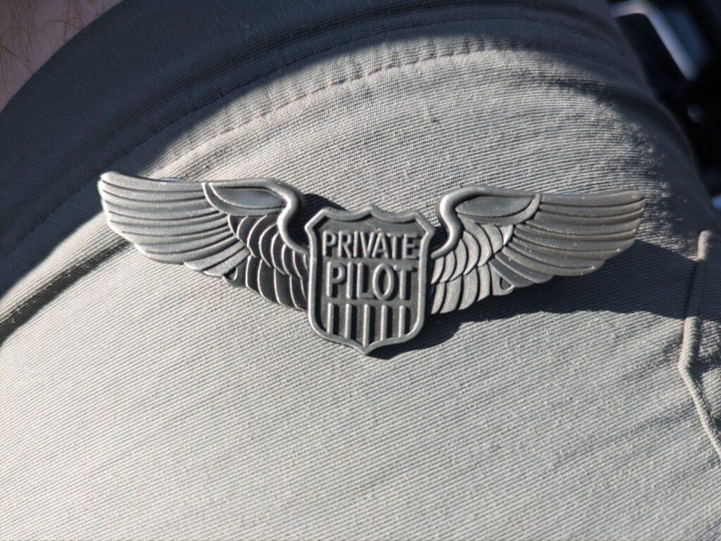 Private Pilot wings