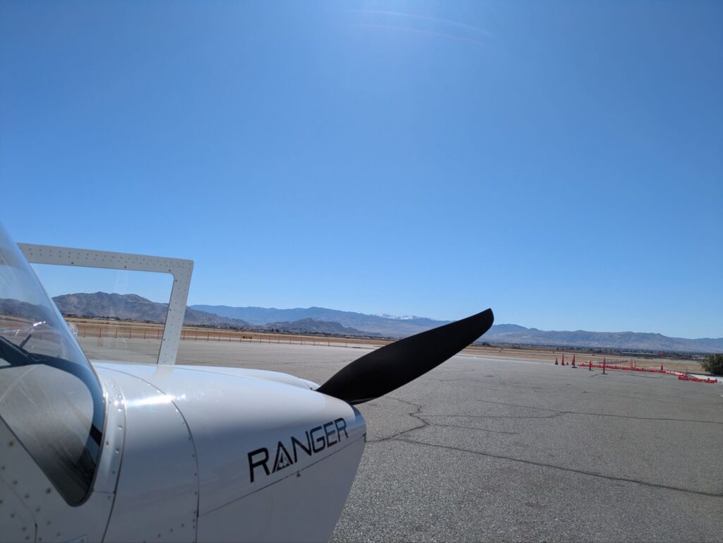 Getting ready to leave Apple Valley and head out into the mountains again