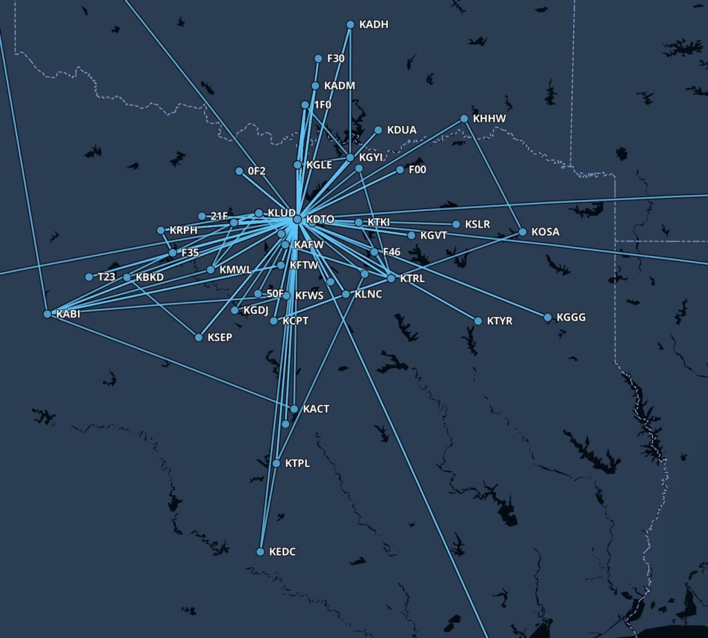 Zoomed in of DFW Metroplex 2025 recap